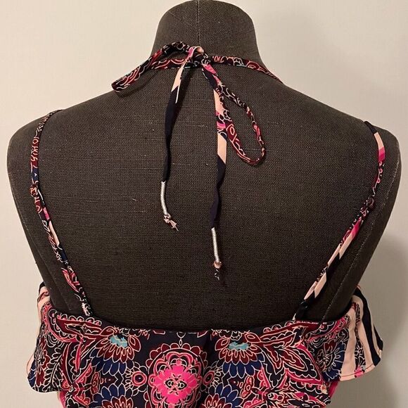 American Eagle Outfitters Women's Multicolor Floral Paisley Sundress - Picture 6 of 11